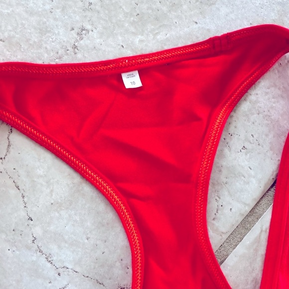 2for1 Lilac Purple and Red Long Lululemon Tank Top Size 10 - Picture 4 of 4